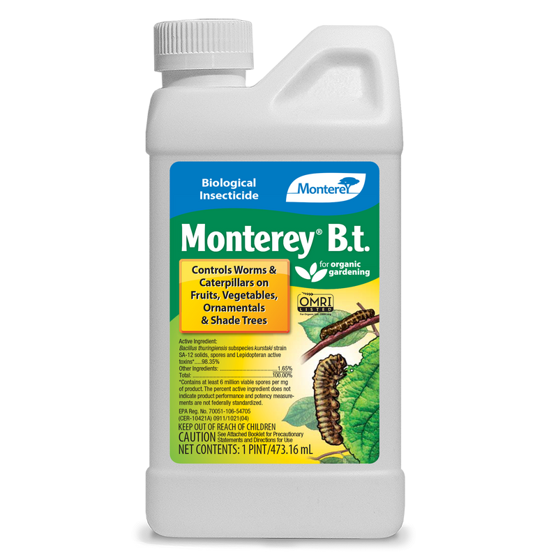 MONTEREY B.T. BIOLOGICAL INSECTICIDE