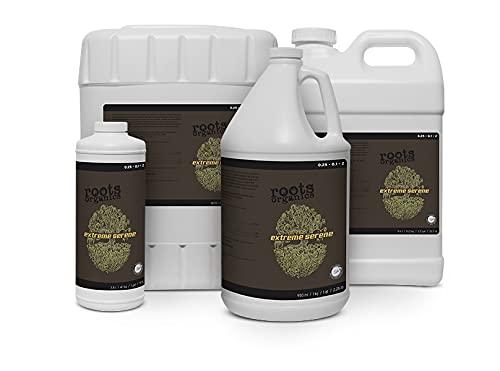 roots organics Extreme Serene, Organic Kelp-Based Liquid Fertilizer.25-.1-2 NPK, Quart