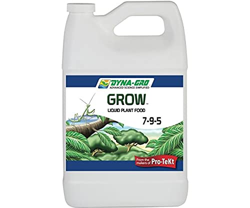 Dyna-Gro 719005 Gro-100 Grow 7-9-5, 1-Gallon Plant Food, 1 Gallon, 1 Gal