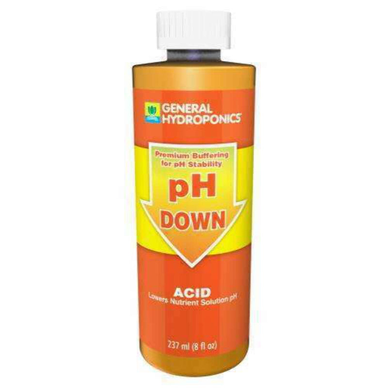 General Hydroponics pH Down, 8 oz