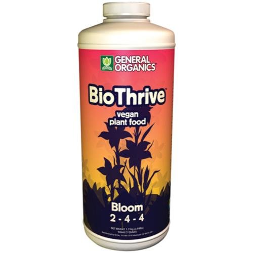 GH BioThrive Bloom 2-4 - 4 GH General Organics BioThrive Bloom Quart (12/Cs)