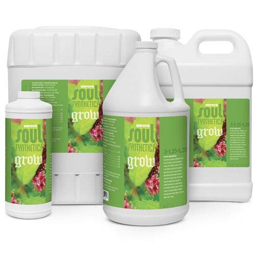 Soul Grow-N, Liquid Fertilizer for Hydroponics and Soil, 8-0-0, 5 Gallon