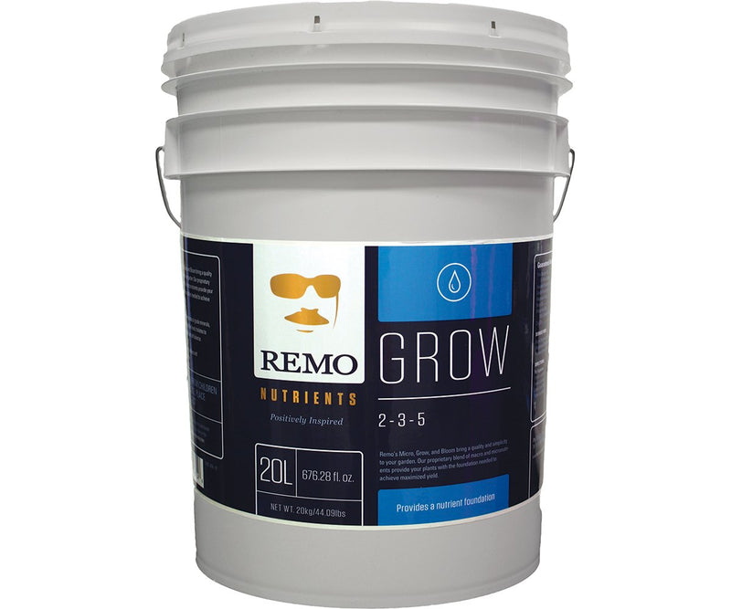 Remo Nutrients RN71240 Remo's Grow 20L Nutrient, White