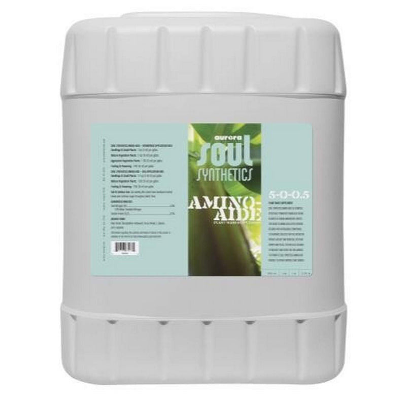 Aurora Innovations Soul Amino-Aide, Liquid Fertilizer for Hydroponics and Soil, 3-1-1, 5 Gallon