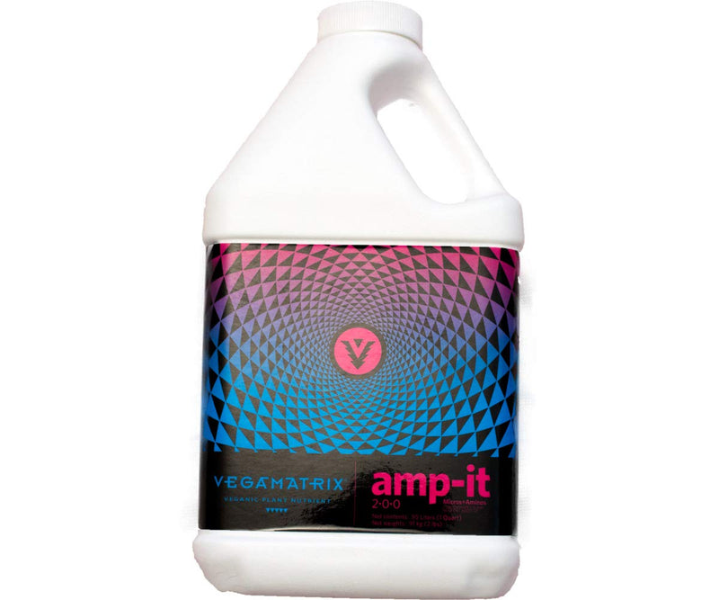 Vegamatrix VX10020 Amp-It, 1 gal (4/cs) Nutrient, 1 Gallon, White