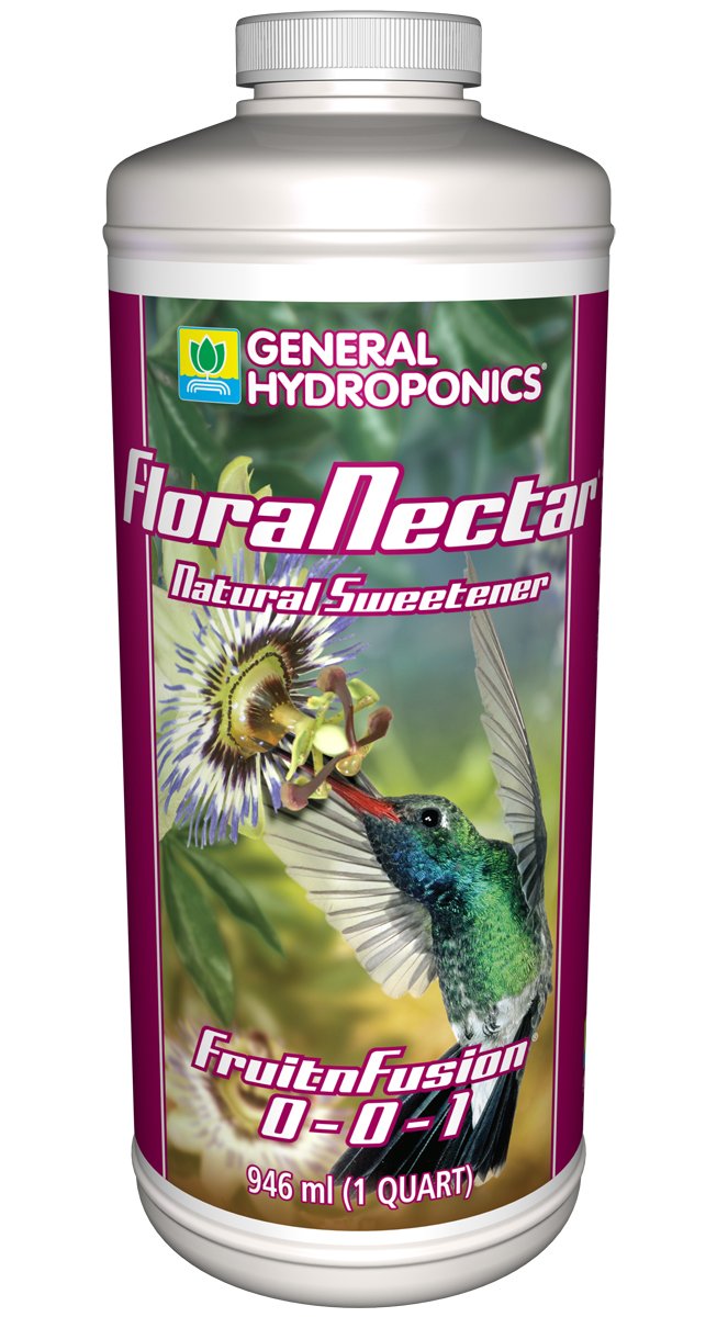 General Hydroponics FloraNectar Fruit-n-Fusion Sweetening Fertilizer, 1-Quart