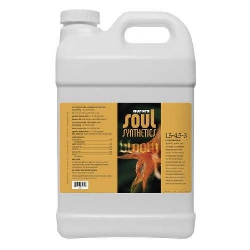 Soul Bloom, Liquid Fertilizer for Hydroponics and Soil, 1-4-3, 2.5 Gallon