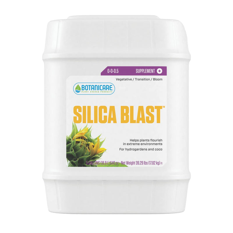 Botanicare Silica Blast - Liquid Supplement, For Use in Containers or Hydroponic Gardens, 5 gal.