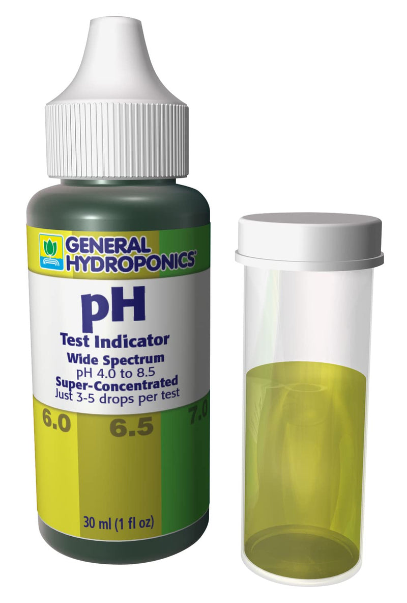 General Hydroponics pH Test Indicator, 1-Ounce