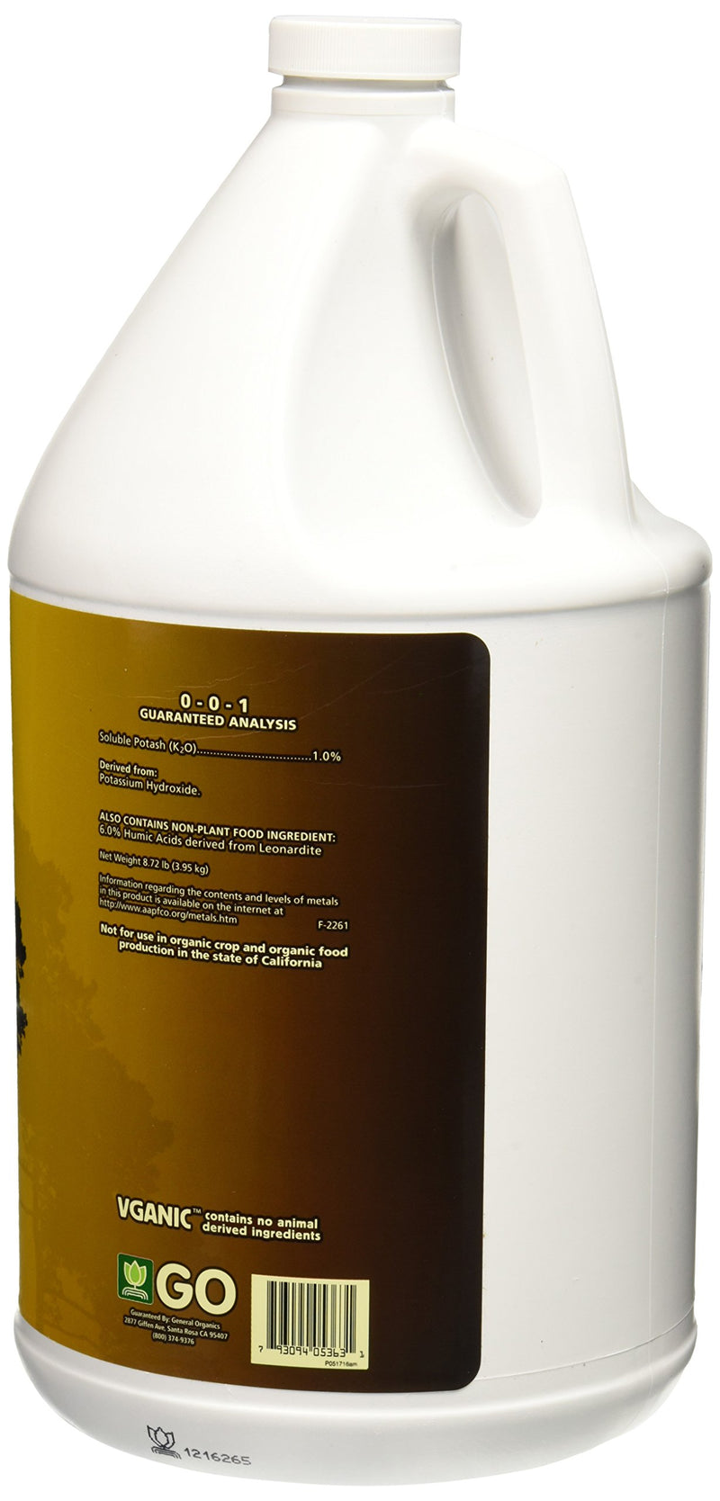 General Hydroponics Diamond Black for Plants, 1-Gallon