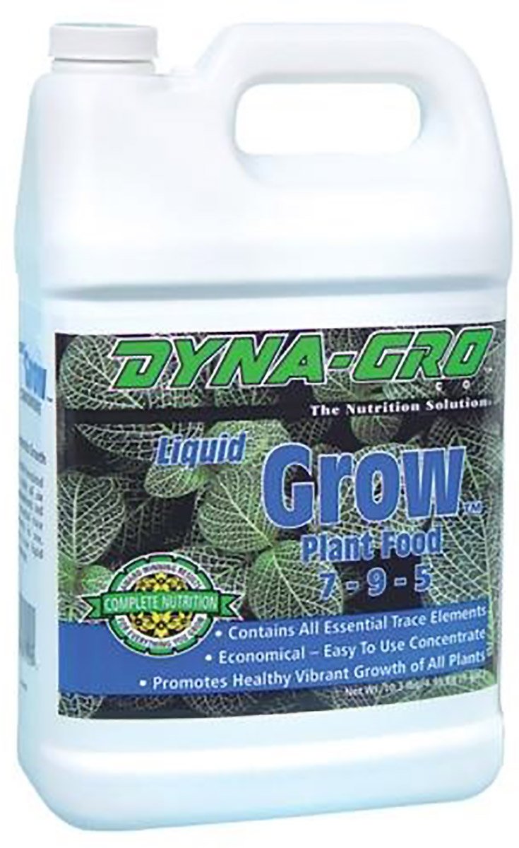 Dyna-Gro 719005 Gro-100 Grow 7-9-5, 1-Gallon Plant Food, 1 Gallon, 1 Gal