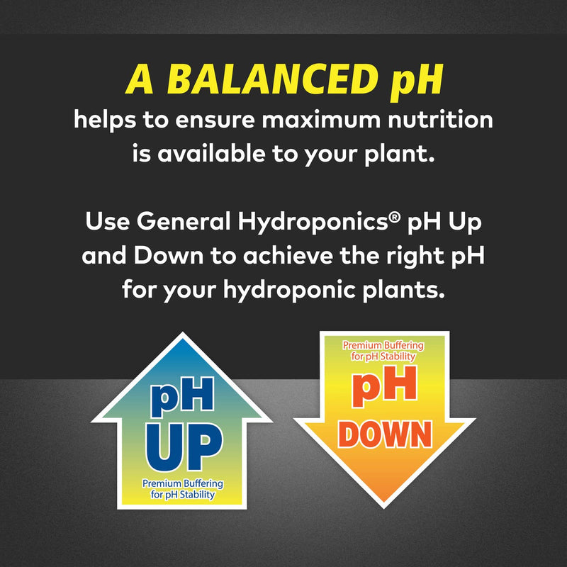 General Hydroponics pH Down Liquid Premium Buffering For Stability, 1-Gallon