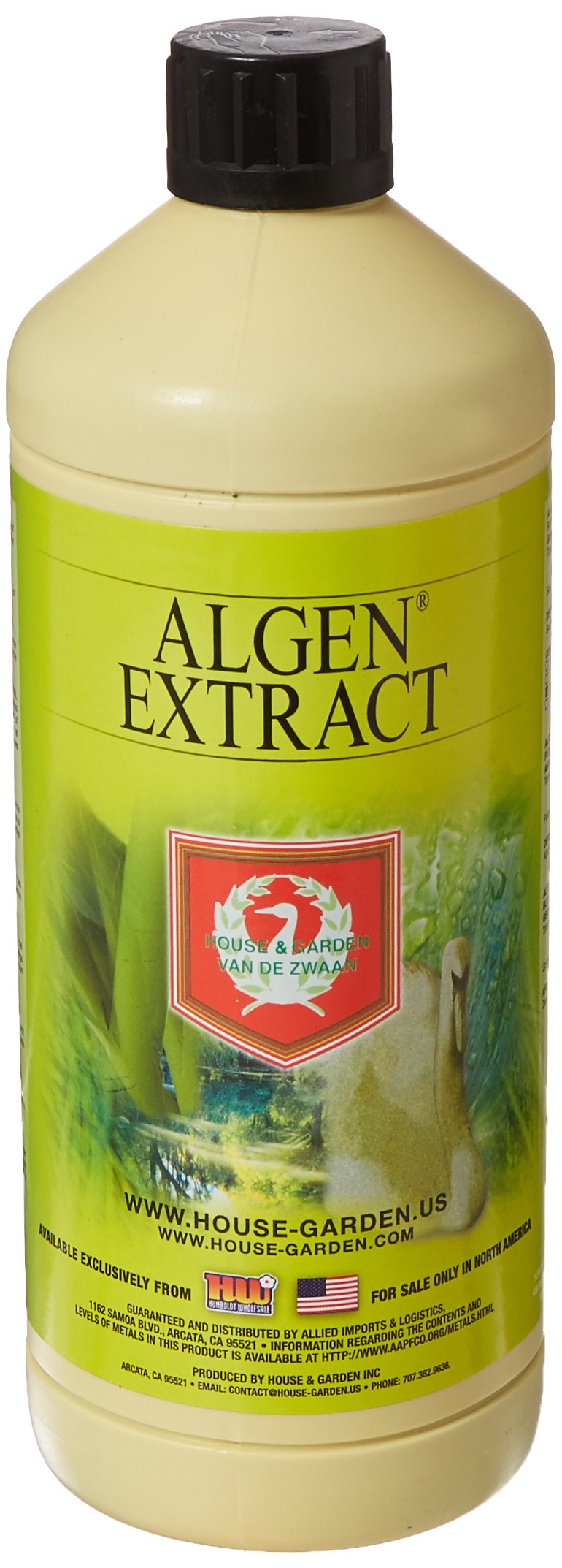 House & Garden HGC749715 Algen Extract Hydroponic Nutrient Fertilizer, 1 L