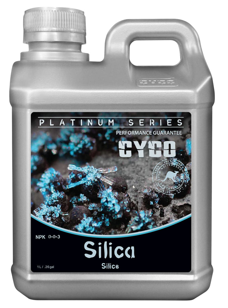 CYCO Silica, Liquid Solution for Hydroponic Plants, 0-0-3, 1 Liter