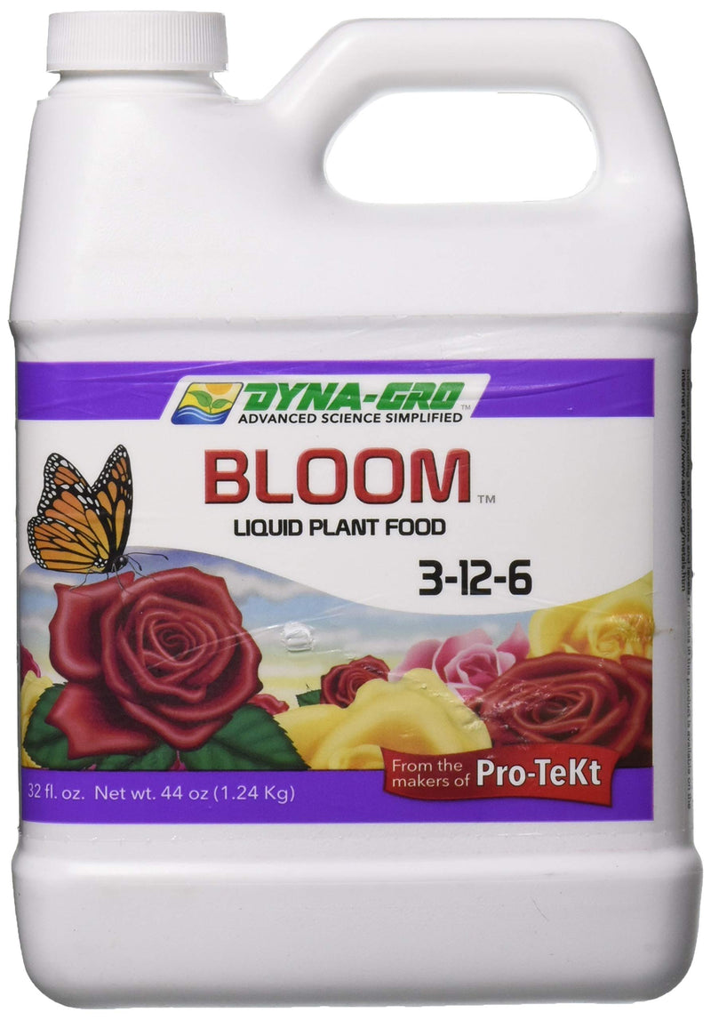 Dyna-Gro 719010 Bloom 1 qt Plant Food, 1 Quart
