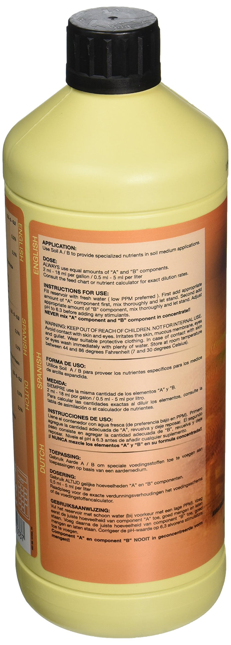 House & Garden HGSOA01L Soil Nutrient A Fertilizer, 1 L