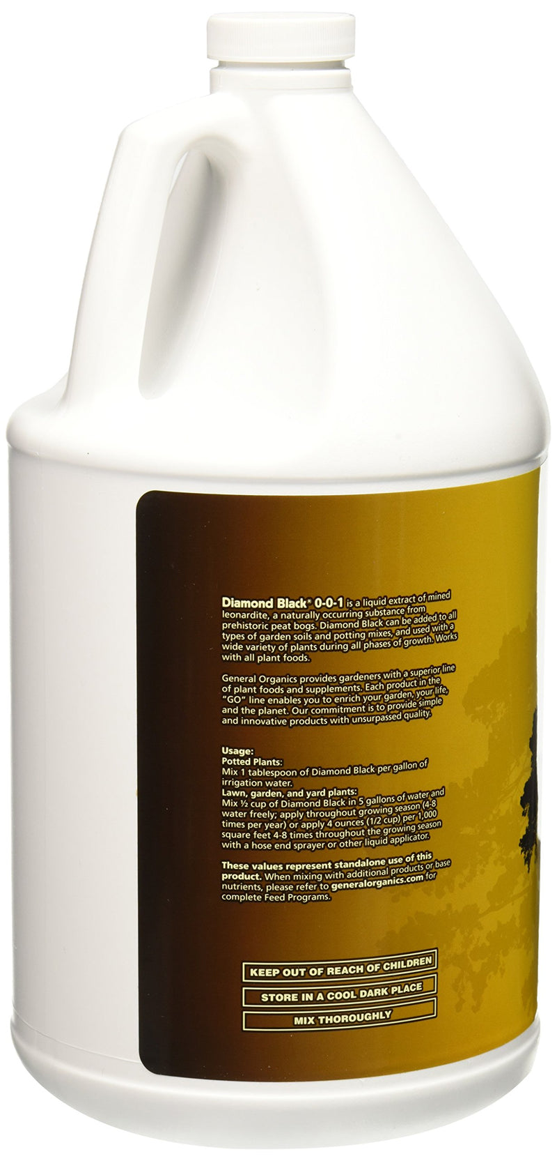 General Hydroponics Diamond Black for Plants, 1-Gallon