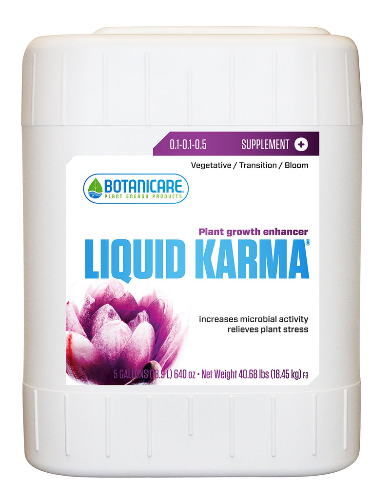 Botanicare Liquid Karma Supplemental Nutrient for Indoor Growing, 5 Gal