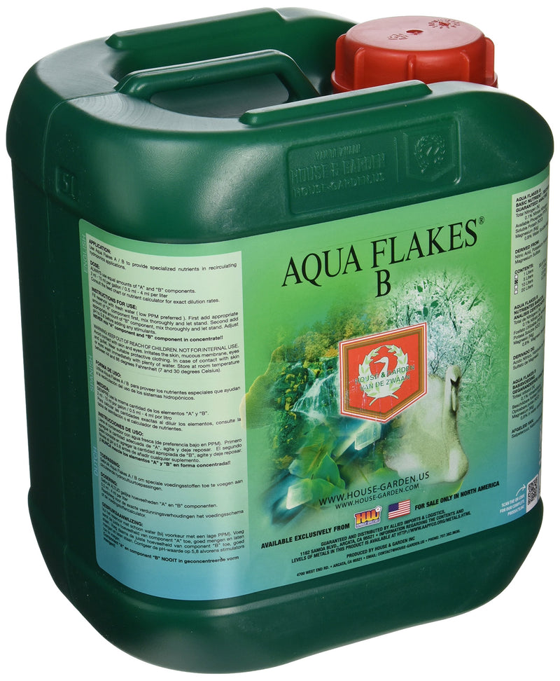 House & Garden HGAFB05L Aqua Flakes, 5 L fertilizers, Natural